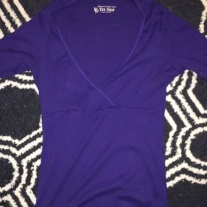 Victoria’s Secret - Purple V-Neck Tee